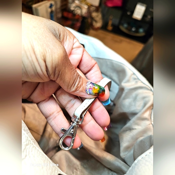 MICHAEL Michael Kors Ivory Leather Double Pocket Zip Hobo - Picture 11 of 16